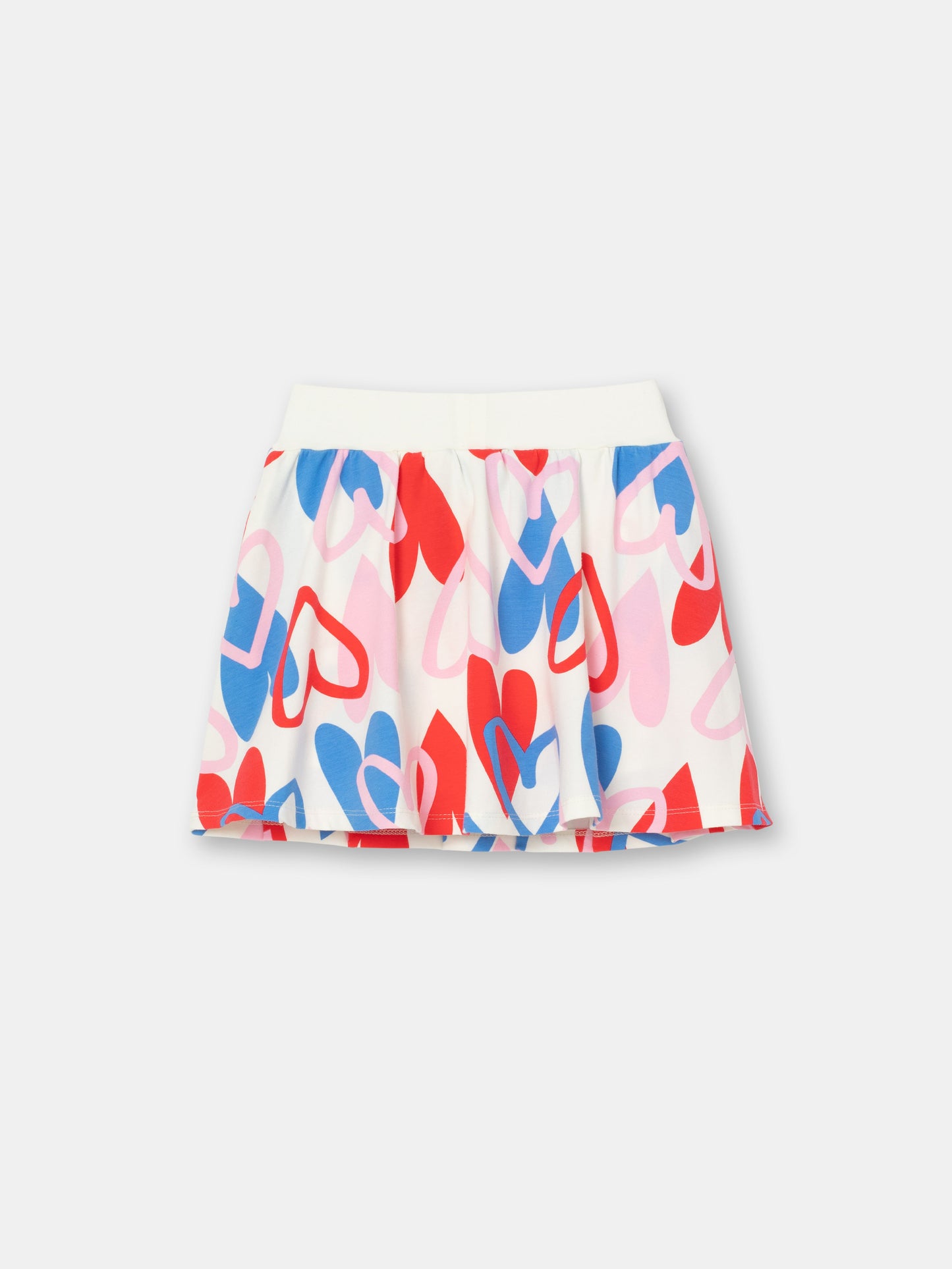 Patterened Skort (in Heart Graffiti) - Multicolor