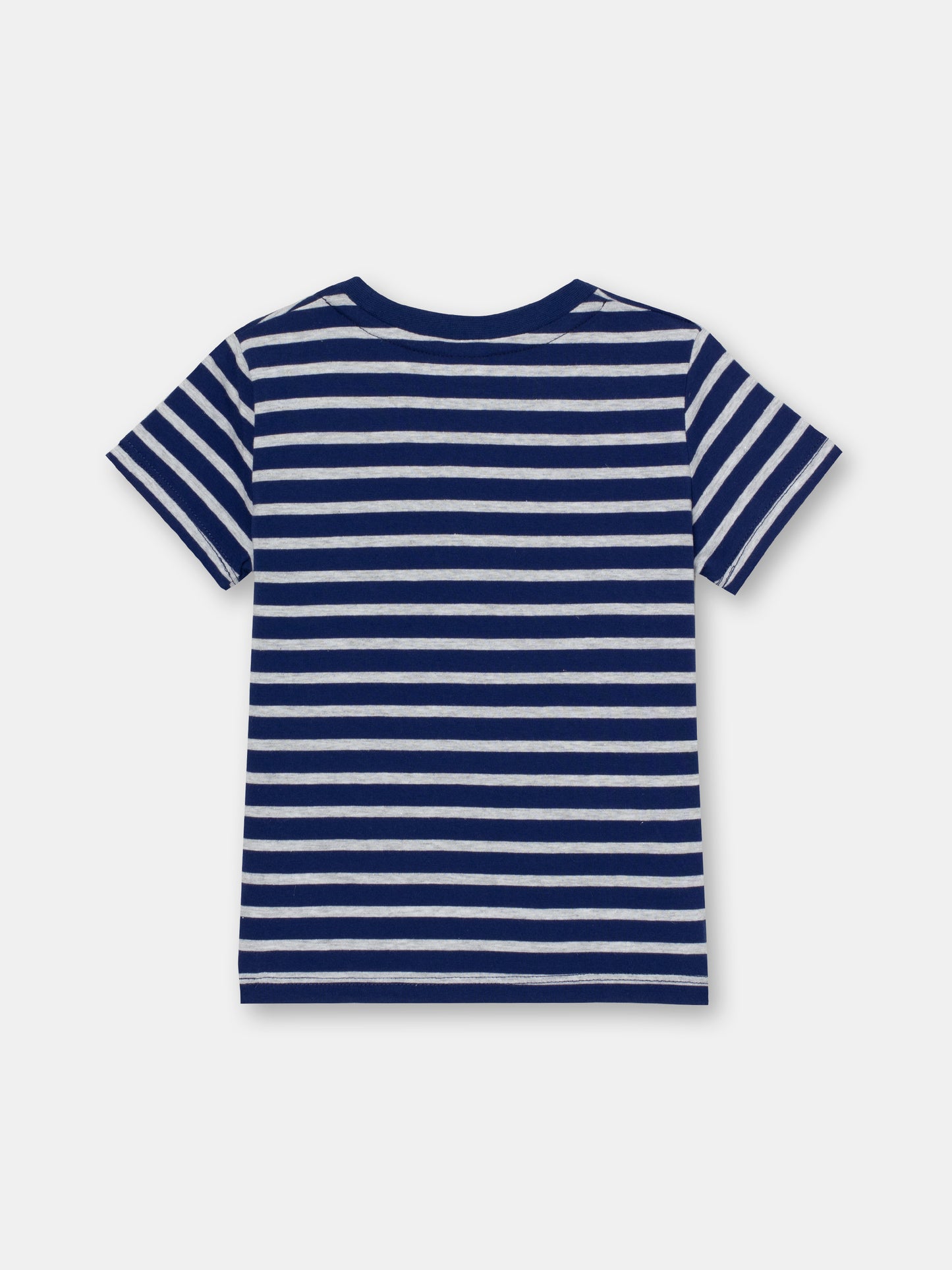 CWKG 62844-41-286 - Cherubino girls dark blue t-shirt with glitter kitten print - back