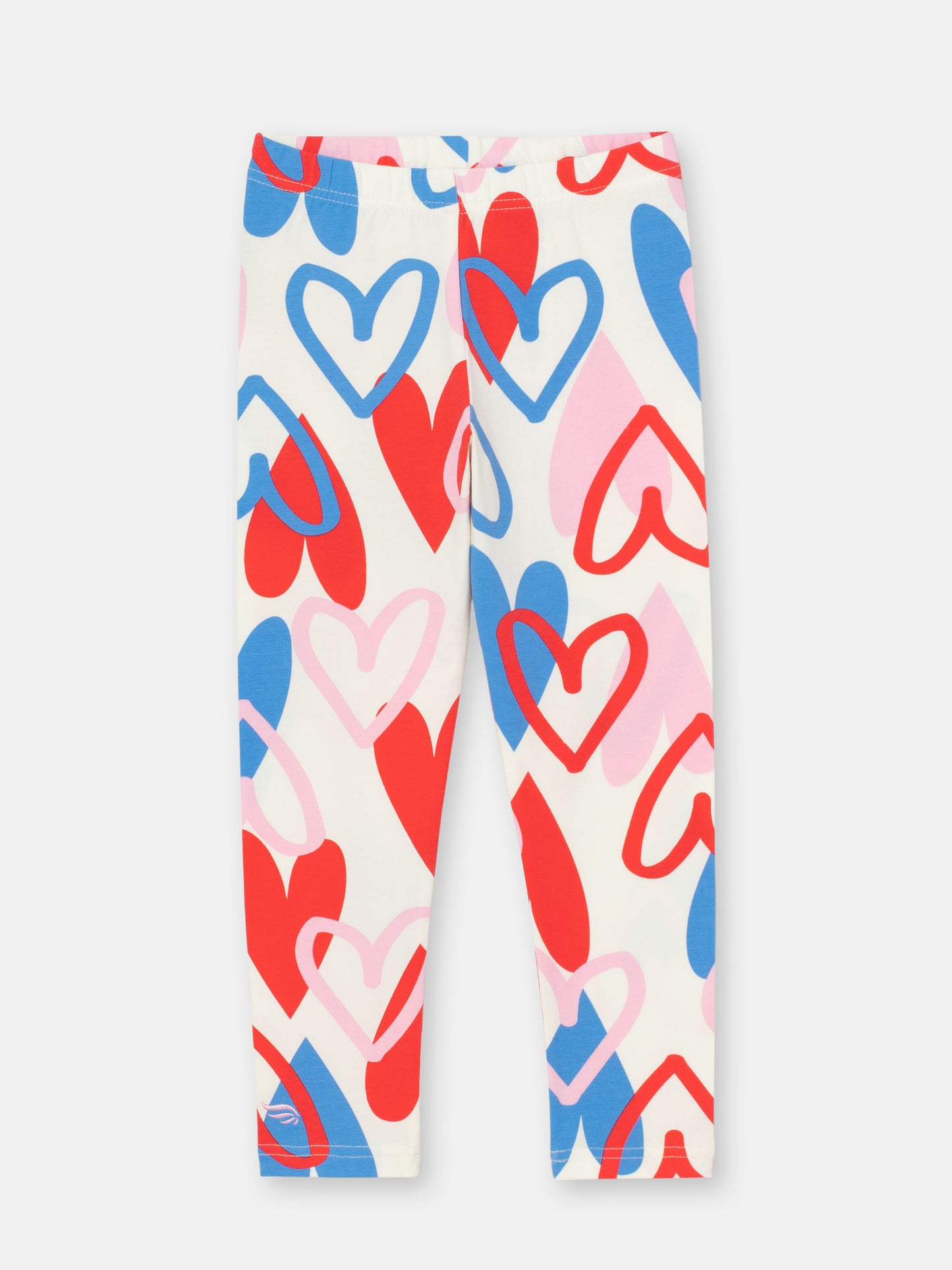 Patterned Leggings (in Heart Graffiti) - Multicolor