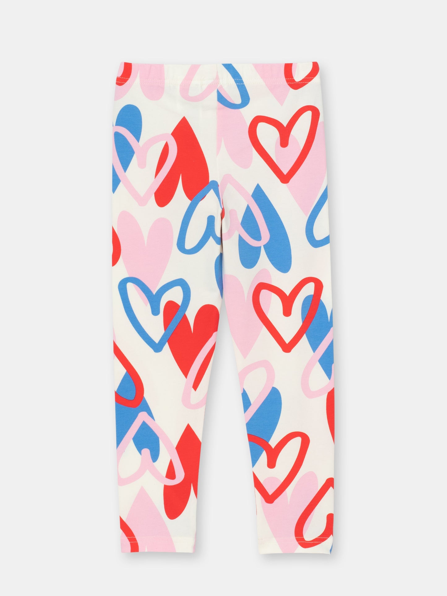 Patterned Leggings (in Heart Graffiti) - Multicolor